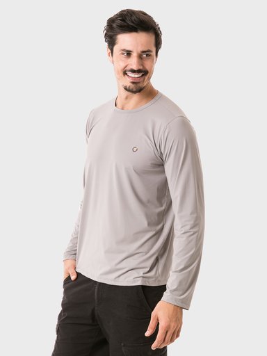 masculina t shirt longa ice cinza lateral c