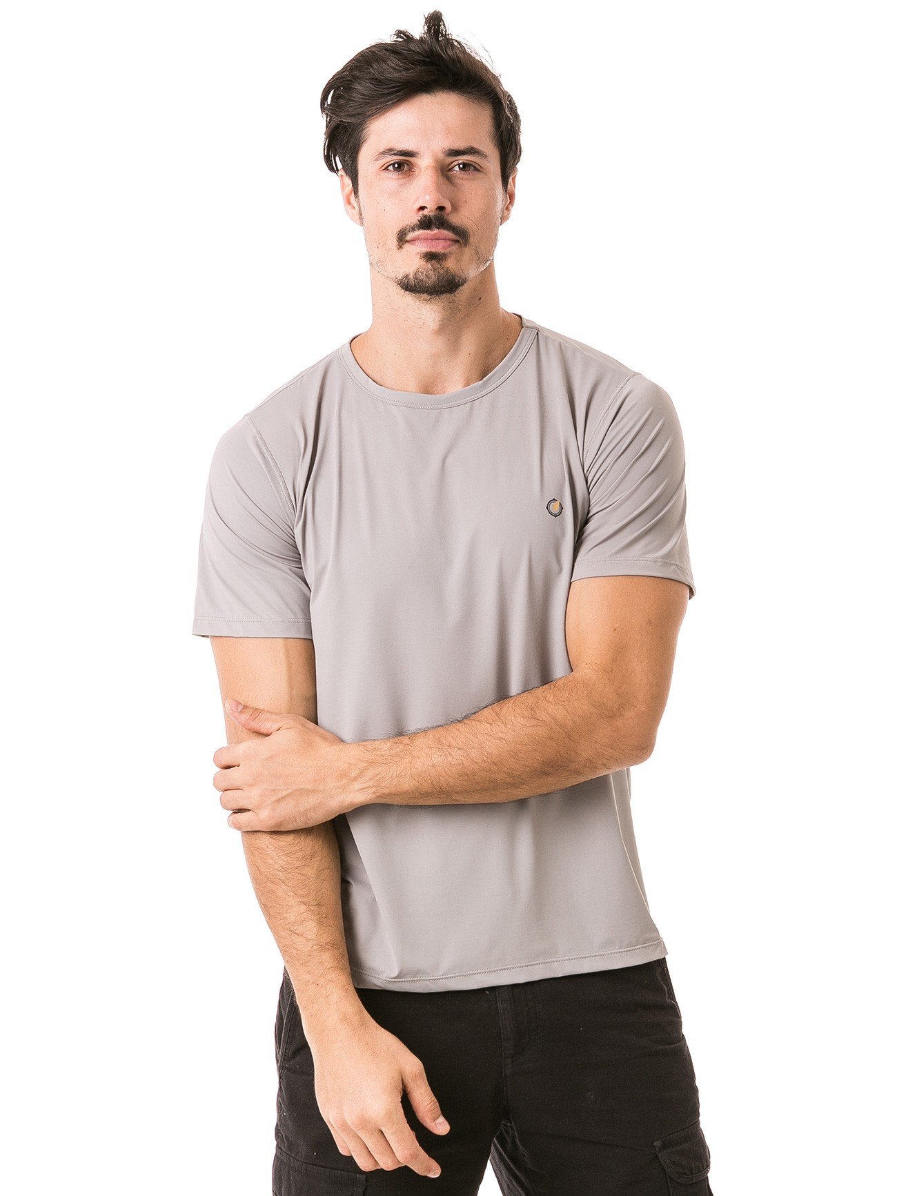 masculina t shirt curta ice cinza frente 2 b