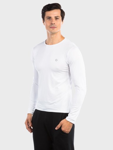 camisa segunda pele basic com protecao solar extreme uv masculina lateral c