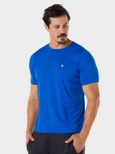 camisa uv masculina ice protecao solar manga curta extreme uv azul 3